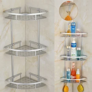 إطاجير د الزاوية (قنت) للحمام - مصنوعة من الألمنيوم عالي الجودة